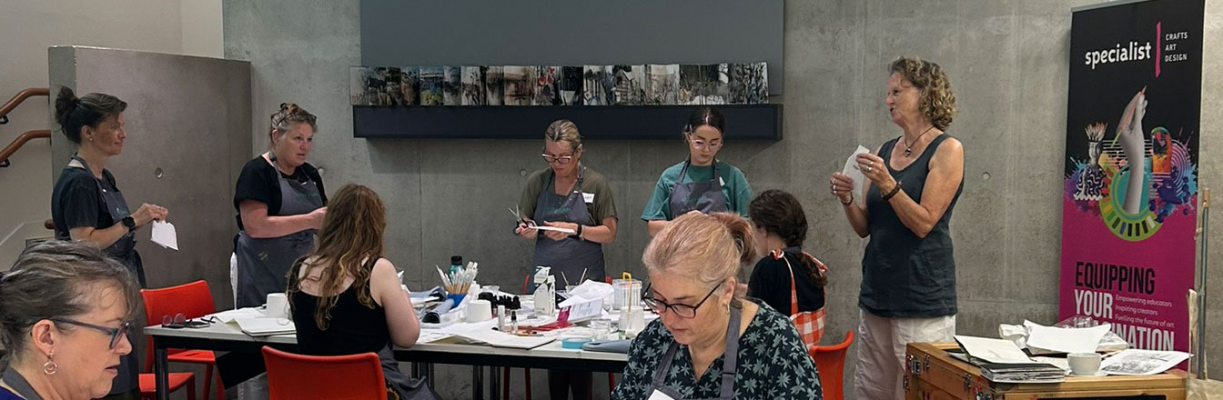 Exploring Mixed Media with Karen Stamper at Kettle's Yard
