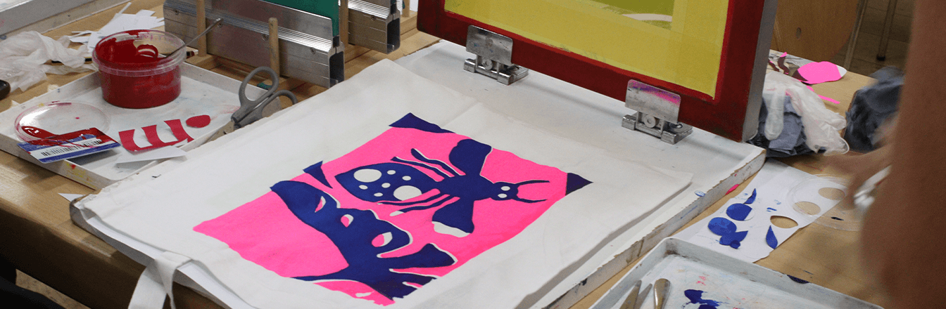 A Day of Creative Screen Printing at Nottingham Contemporary