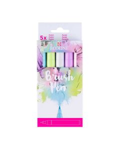 Ecoline Brushpen Pastel Pack of 5
