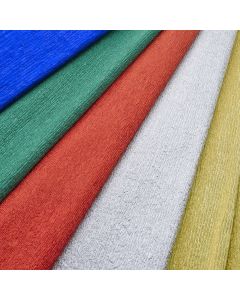 Aluminium Crepe Paper Assortment. Pack of 5