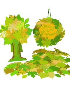 Paper Display Leaves - Spring/Summer