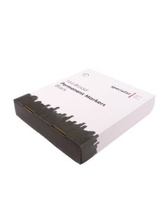Specialist Crafts Permanent Broad Markers Box of 144 Black
