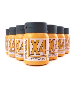 X4 Standard Acryl 500ml - Cadmium Yellow Bulk Pack