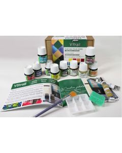 Pebeo Vitrail Glass Paint 45ml Assorted Set