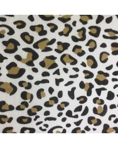 Polycotton Leopard Print   112cm x 1m