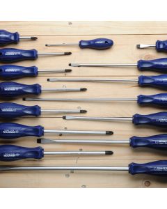 Dual Grip Screwdriver Complete Set of 15
