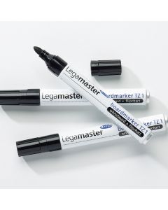 TZ Legamaster Whiteboard Markers. Black. Pack of 10