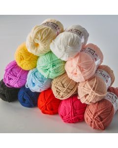 Acrylic Wool Yarn - Assorted Pack of 14