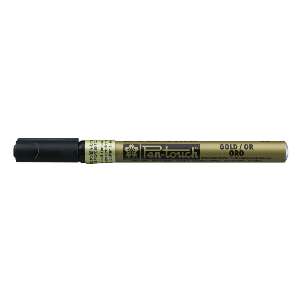 Sakura Pen-Touch Metallic Marker Extra-Fine Point Gold