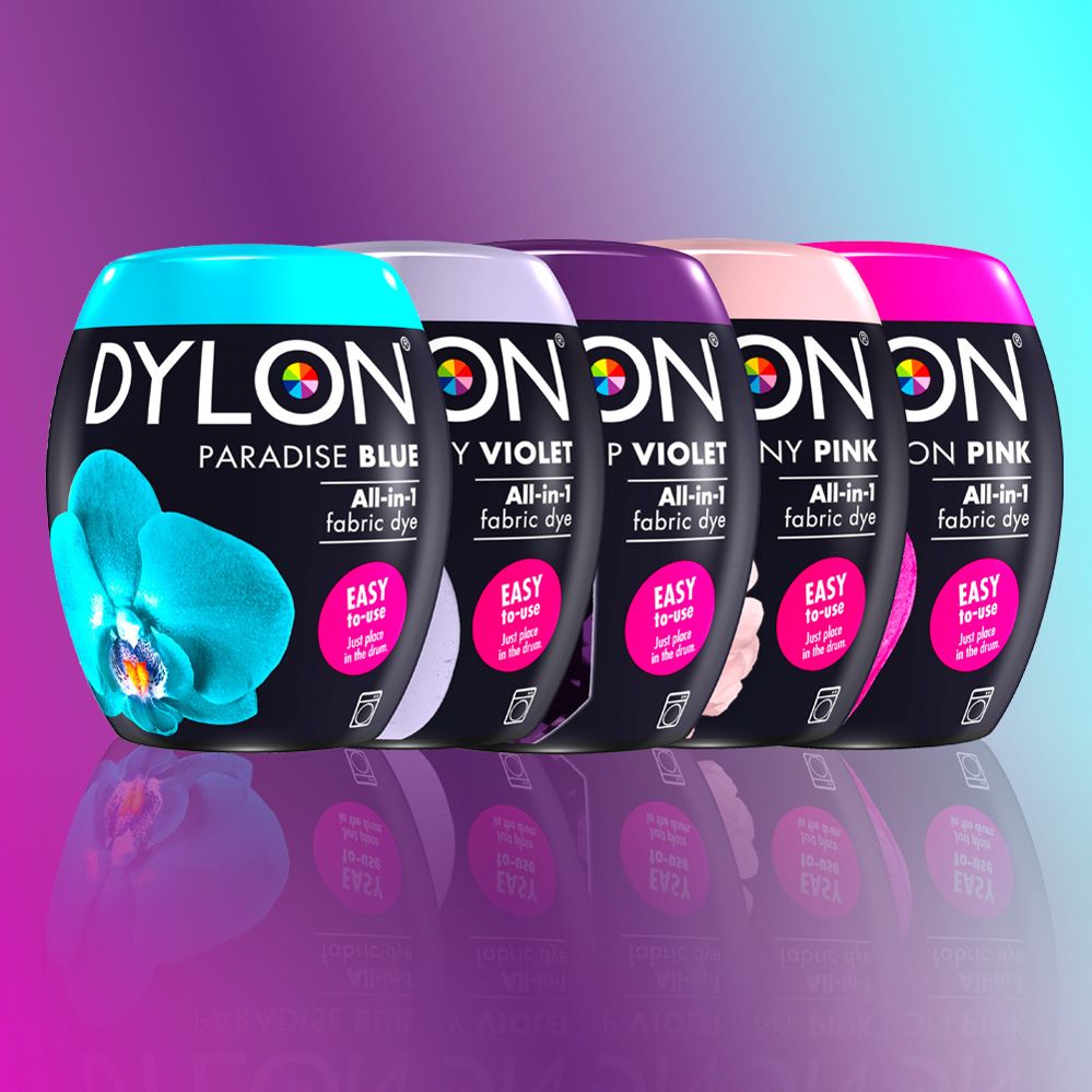 DYLON Spring Bundle, Washing Machine Fabric Dye Pods For Clothes And Soft Furnishings Sunflower Yellow Jeans Blue And Peony Pink~p84841081 - View #7