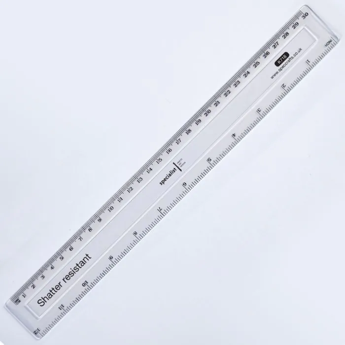 Pack Of 10 12 Inch Rulers 30cm/12