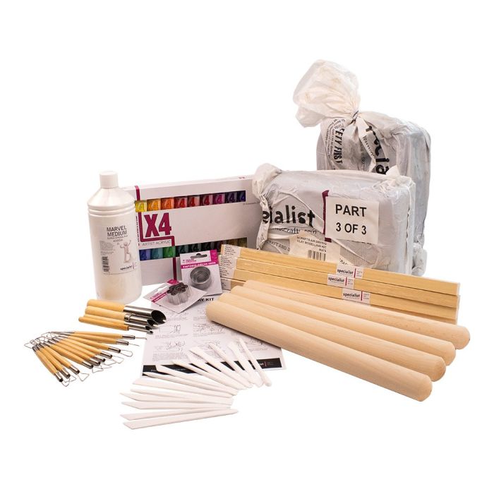 Specialist Crafts Air Drying Clay Modelling Kit