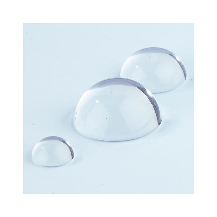 Clear Acrylic Half-Spheres