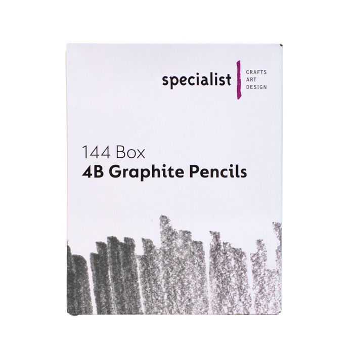 Specialist Crafts Graphite Pencils 4B Pack of 144 