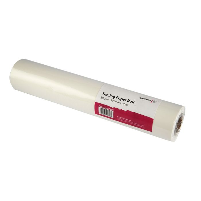 Specialist Crafts Economy Tracing Paper Roll 305mm x 46m Specialist Crafts Economy Tracing Paper Roll 305mm x 46m