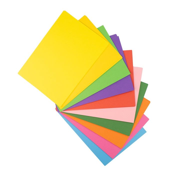 Specialist Crafts Essentials 100gsm Assorted Paper Pack of 100 A4 Brights Specialist Crafts Essentials 100gsm Assorted Paper Pack of 100 A4 Brights