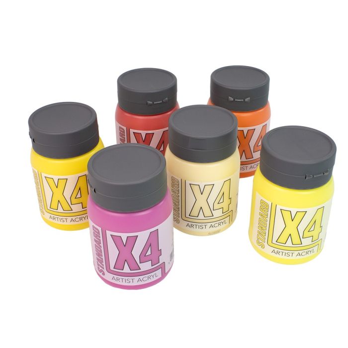 SC X4 Standard Acryl 500ml Set of 6 Warms Set