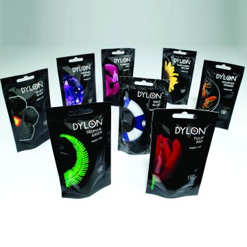 Dylon Hand Dye Assortment. Pack of 8