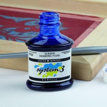 Daler-Rowney System 3 Screen Drawing Fluid. Each
