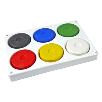Tempera Blocks Size 2 - 6 Well Palette