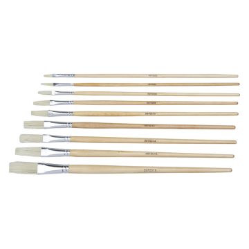 Specialist Crafts Student Flat Hog Brushes