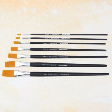 Artist Flat Synthetic Brush Set_6403444