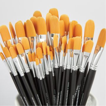Artist Filbert Watercolour Brush Bulk Pack