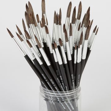 Artist Round Pony Brush Bulk Pack