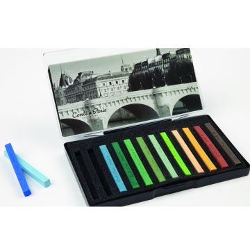 Conte Carres Landscape Colours. Set of 12
