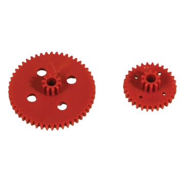 Double Gears 2.9mm Bore. Pack of 10