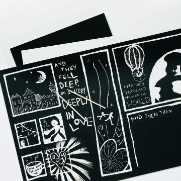 Black Scraperboard