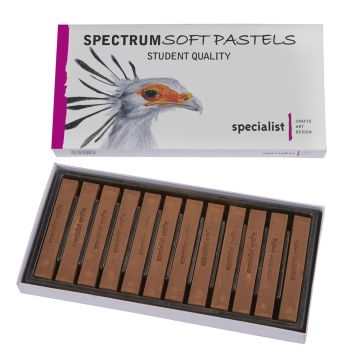 Spectrum Bistre Soft Pastels. Pack of 12