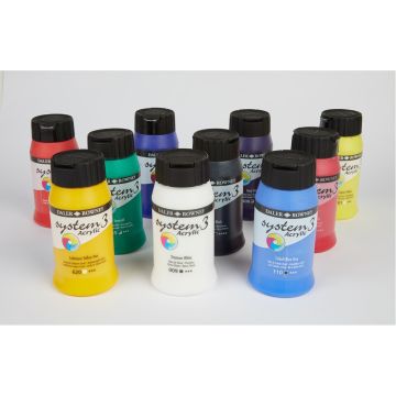 System 3 Original Acrylic Assorted 550ml Set