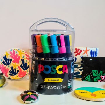 POSCA PC-5M Tub 27pc