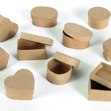 Mini Papier Mache Boxes Pack