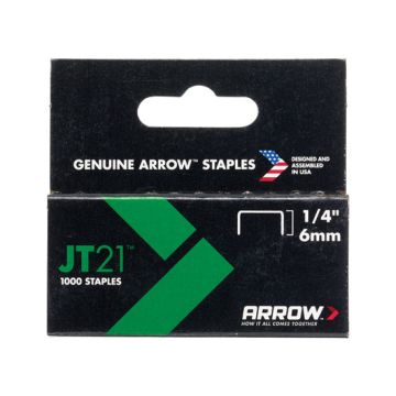 Staples For Junior and Light-Duty Staple Guns. Pack of 1000