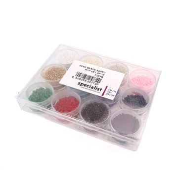 Seed Beads Assorted Set of 12