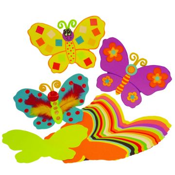 Jumbo Paper Shapes - Butterflies