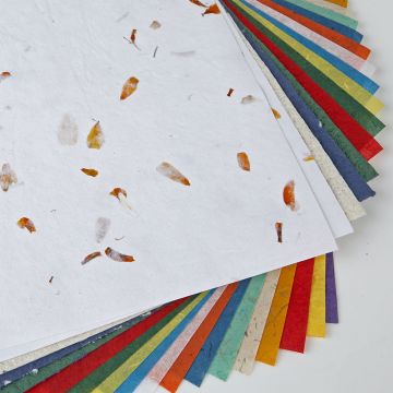 Natural Paper Assortment. Pack of 18 sheets.
