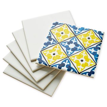 Ceramic Tile - 150 x 150mm - White