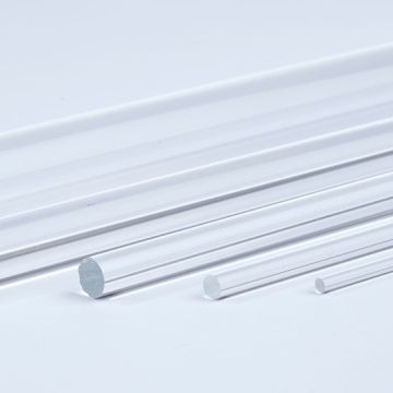 Clear Round Acrylic Rods - 500mm