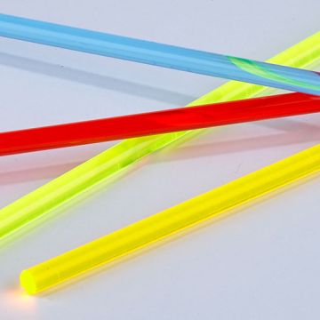 Light Gathering Extruded Acrylic Rod - Assorted Pack of 24