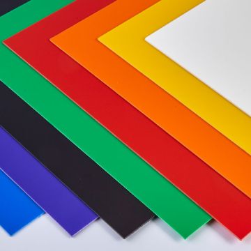 Coloured High Impact Polystyrene Sheets