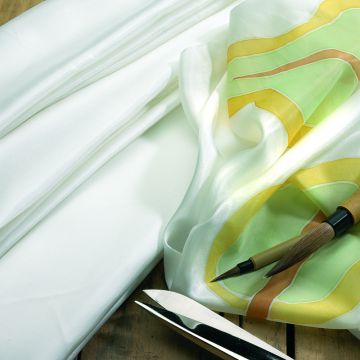 Quality White Silk. Per metre