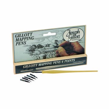 Joseph Gillot Mapping Pen Set