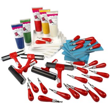 Specialist Crafts Easy Cut Lino Printing Class Pack