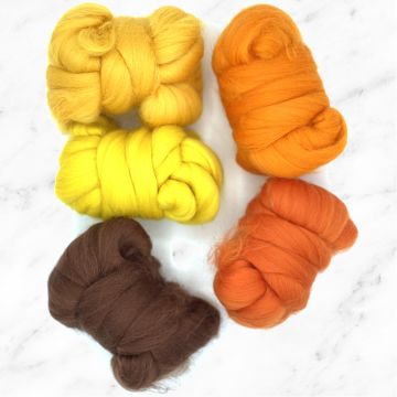 Colour Themed Felting Wool Packs