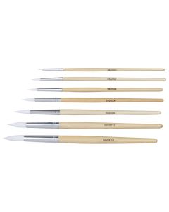 Student Round Synthetic Short Handled Brushes