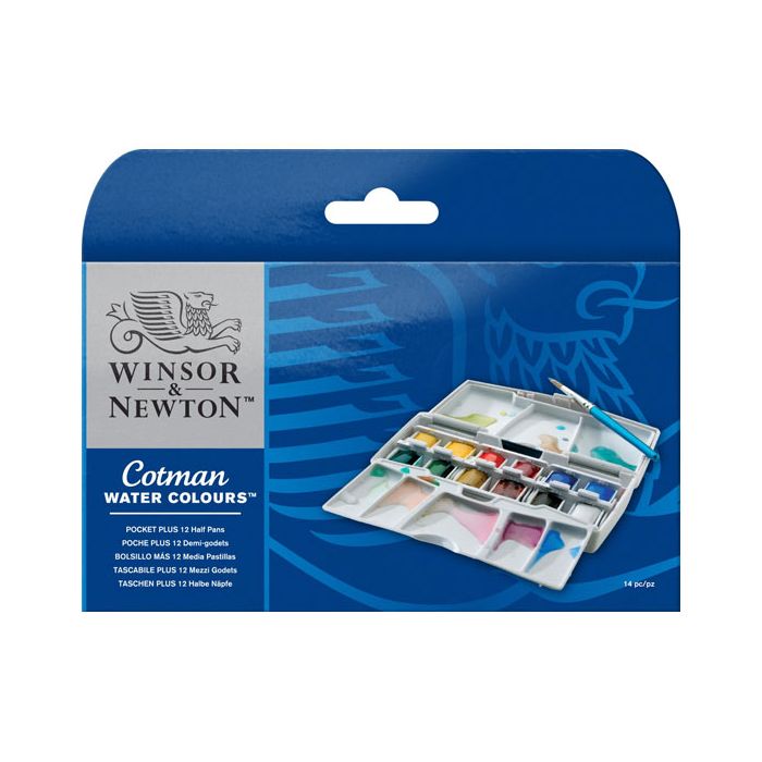 Winsor & Newton Cotman Water Colours Pocket PLUS Box