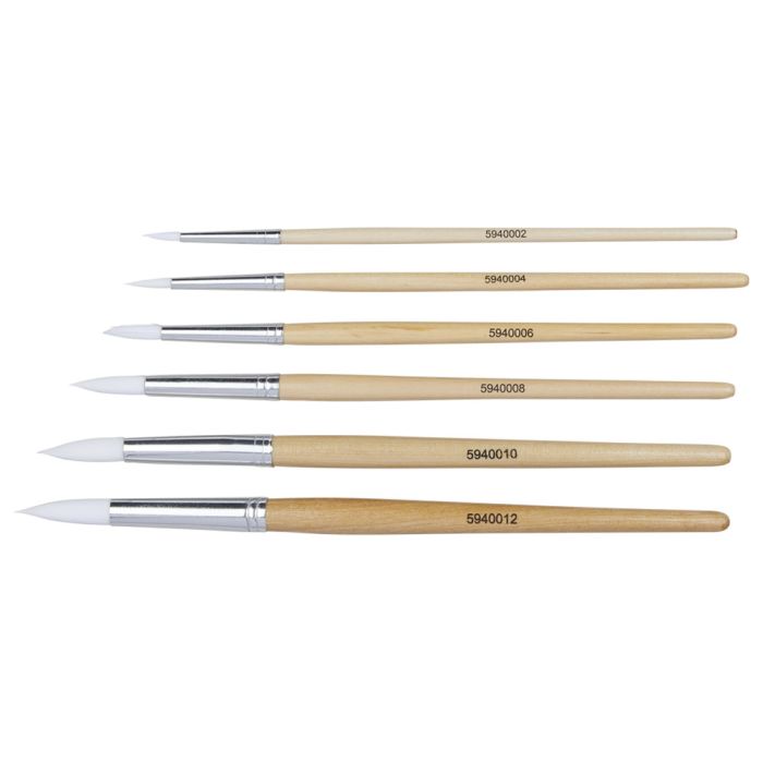 Student Round Synthetic Watercolour Brushes